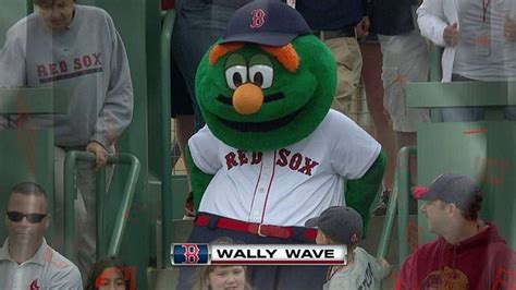 Red sox mascot wally the green monster